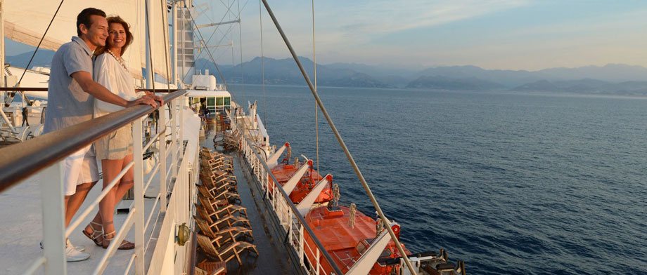 An Deck der Club Med 2