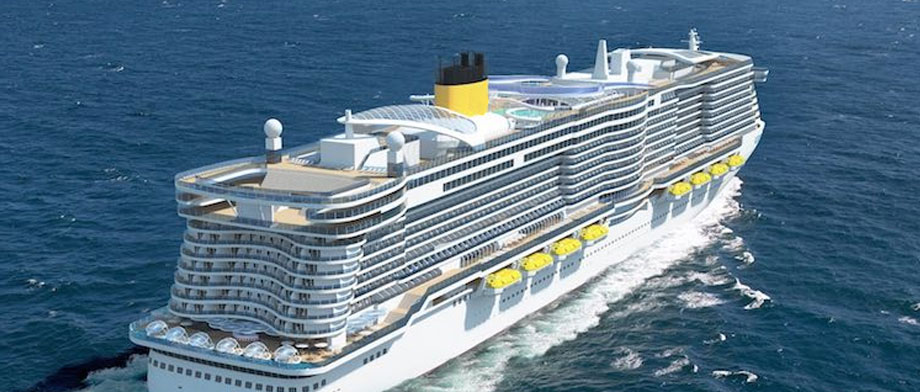 Costa Smeralda auf Fahrt