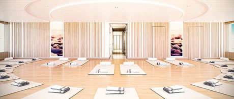 Yogastudio der National Graphic Endurance