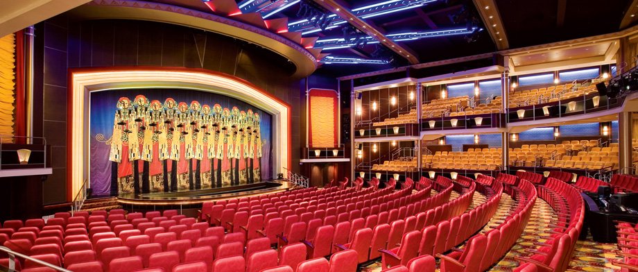 Das Arcadia Theatre der Freedom of the Seas