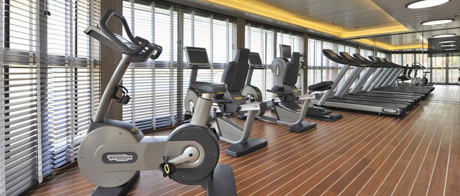Fitnessraum an Bord der Le Soléal