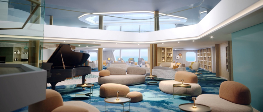 Atrium auf der Mein Schiff Flow
