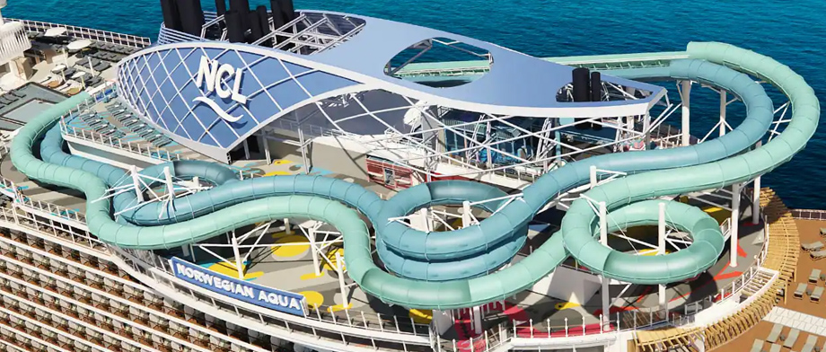 Slidecoaster auf der Norwegian Aqua