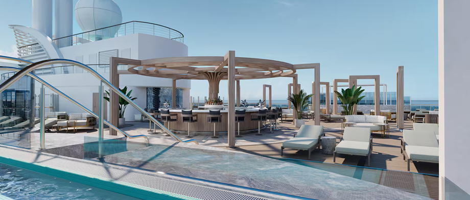 Vibe Beach auf der Norwegian Aura