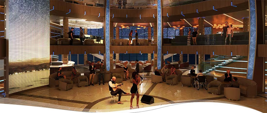 The Piazza auf der Star Princess